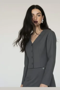 New Hypedrop Hdpaula V-Neck Blazer 32000140 5099873