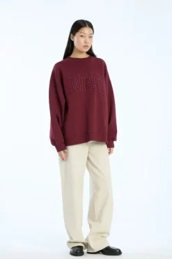 Online Rotate Heavy Sweat Crewneck1143762734 Zinfandel