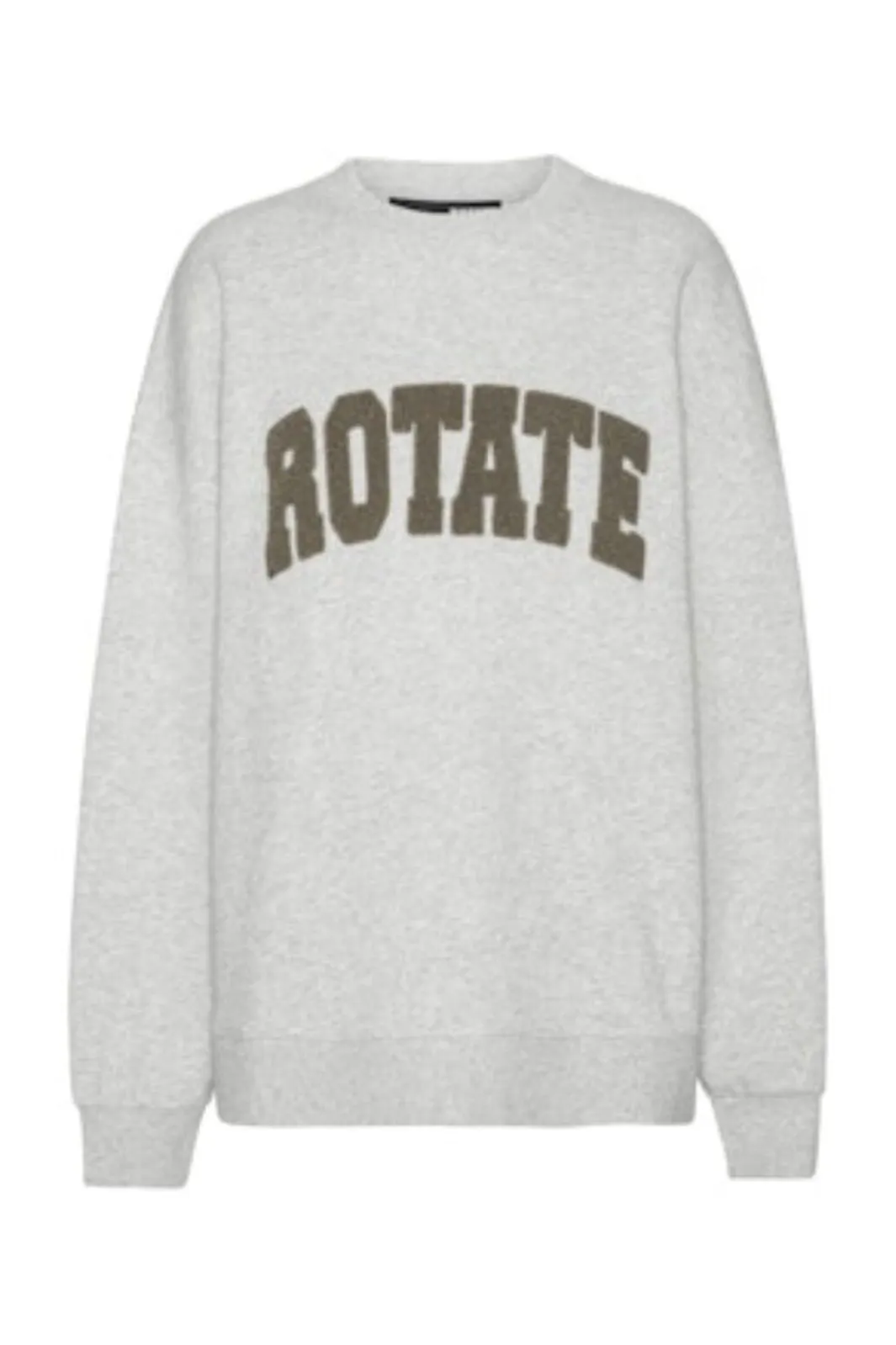Outlet Rotate Heavy Sweat Crewneck 1158341473 1473 Light Grey Melange