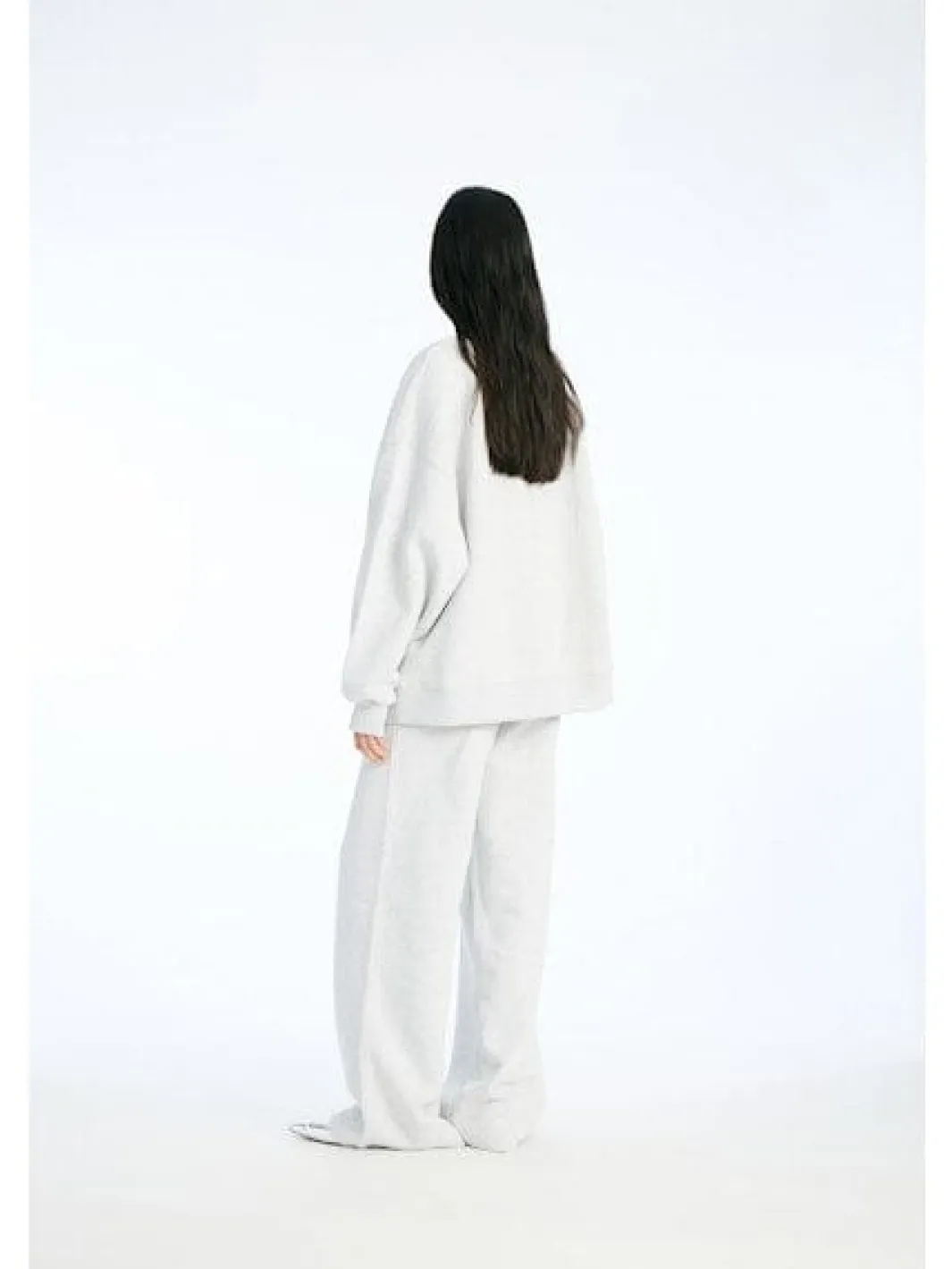 Outlet Rotate Heavy Sweat Crewneck 1158341473 1473 Light Grey Melange
