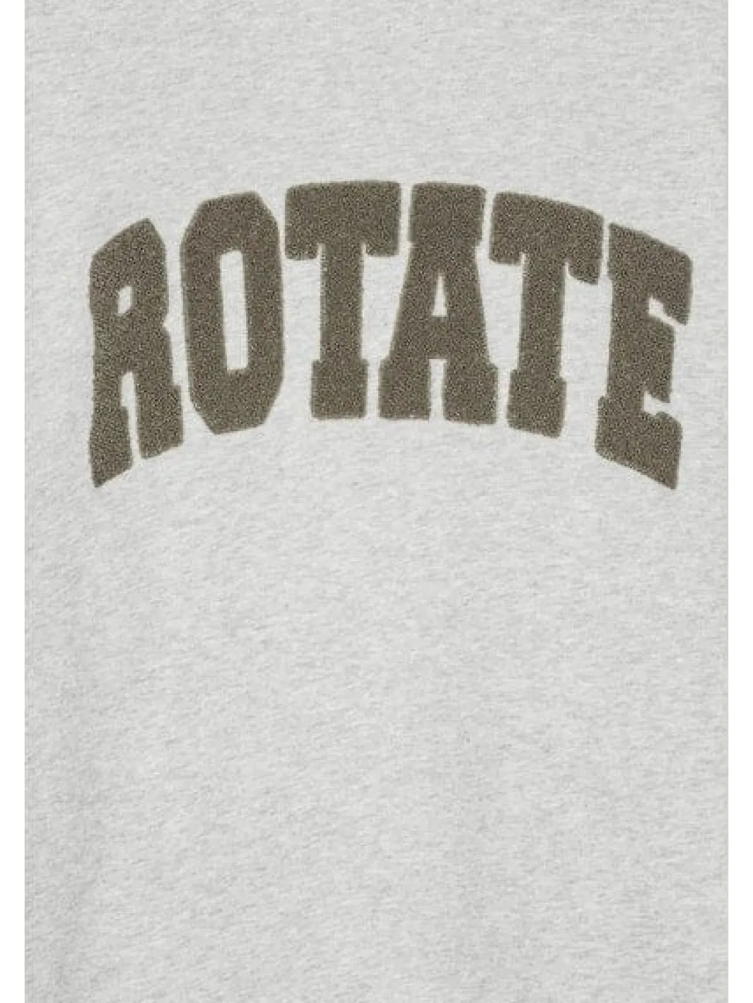 Outlet Rotate Heavy Sweat Crewneck 1158341473 1473 Light Grey Melange