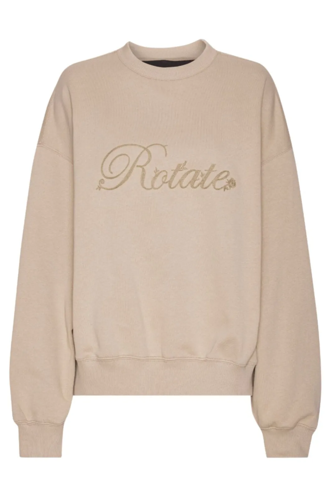Sale Rotate Heavy Sweat Crewneck 1134252313 2313 Simply Taupe Beige