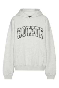 Rotate Heavy Sweat Hoodie 1153321473 1473 Light Grey Melange