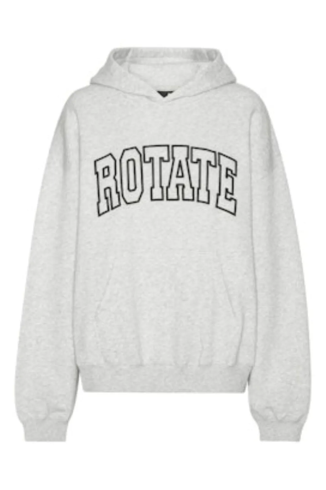 Rotate Heavy Sweat Hoodie 1153321473 1473 Light Grey Melange