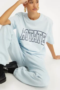 Best Rotate Heavy Sweatpants114378184 Baby Blue