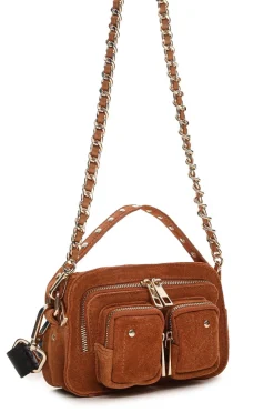 Sale Núnoo Helena Chain Suede W. Gold 71448456 Toffee