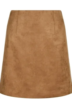 Discount Neo Noir Hemie Faux Suede Skirt 164554 Cognac