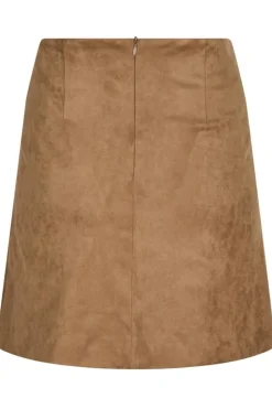 Discount Neo Noir Hemie Faux Suede Skirt 164554 Cognac