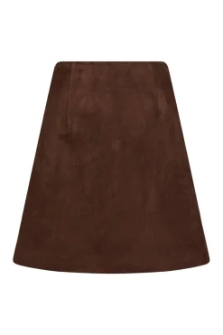 Clearance Neo Noir Hemie Imitated Suede Skirt 165112 210