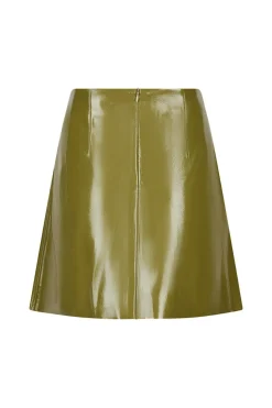Clearance Neo Noir Hemie Patent Skirt 164659 605
