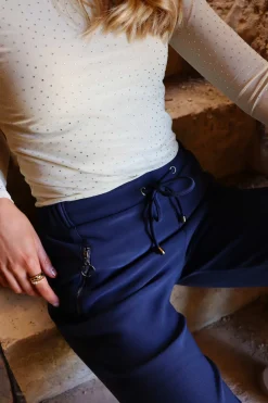New Liberte Henne-Zip-Pants Dark Navy