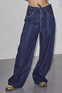 Sale Haute L'Amitié Hering String Tie Jeans HL10060 Indigo