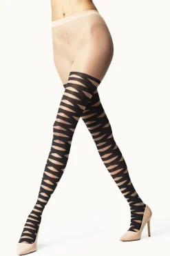 New Wolford Hero Tights17629 8641 Fairly Light/black