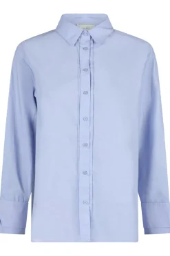 Best Neo Noir Hesther Poplin Shirt Light Blue