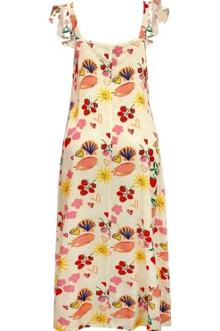 Online Liberte Hilma-Frill-Strap-Dress 22227 Ivory Summer
