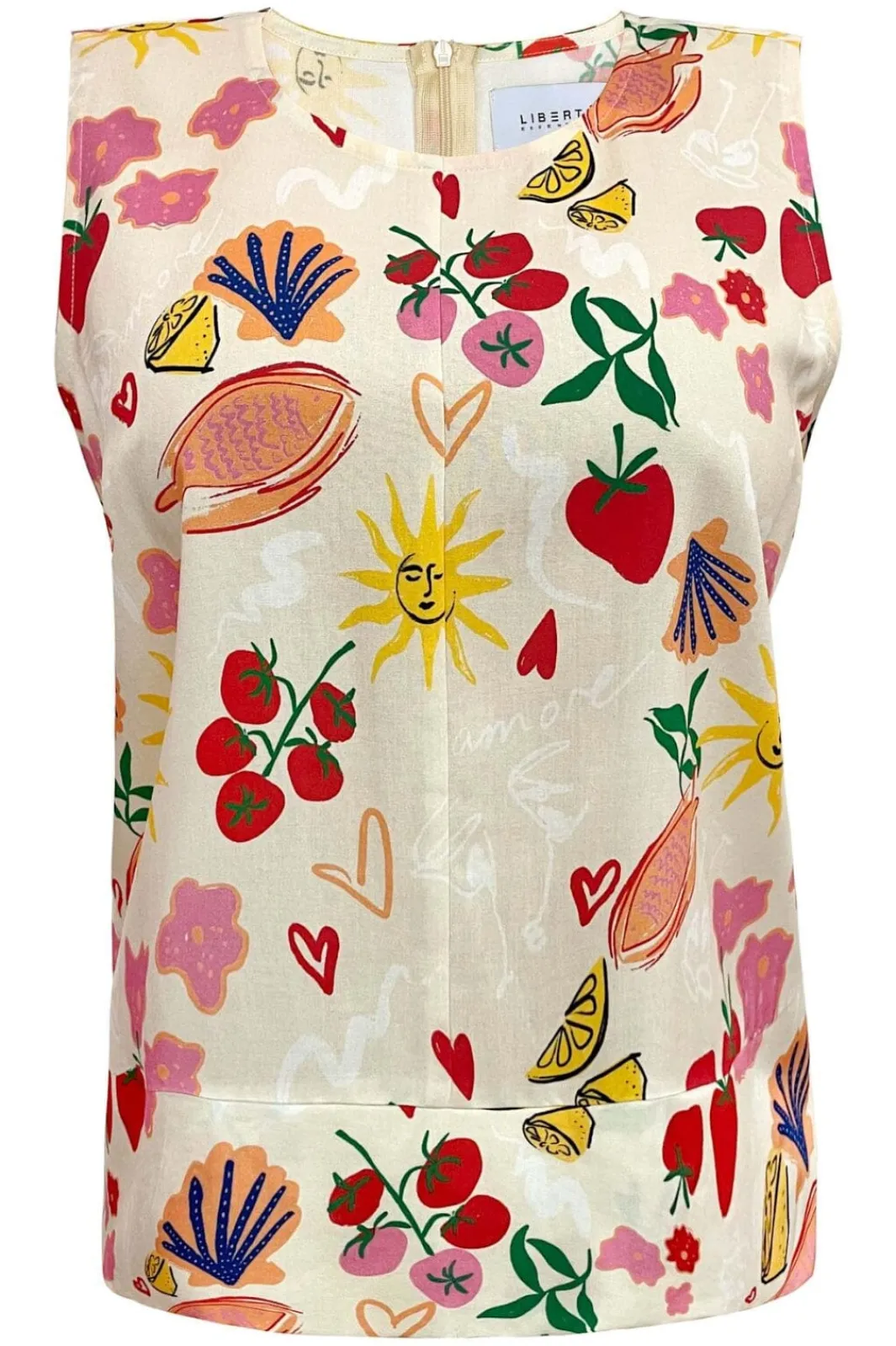 New Liberte Hilma-Top 22226 Ivory Summer