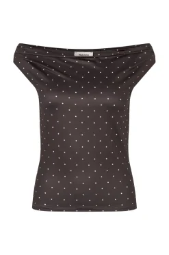 Online Modström Himamd Print Off-Shoulder Top 59321 11188