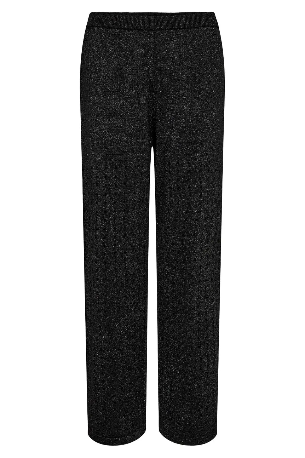 Sale Haute L'Amitié Hole Lurex Knit Pant HL10396 Black