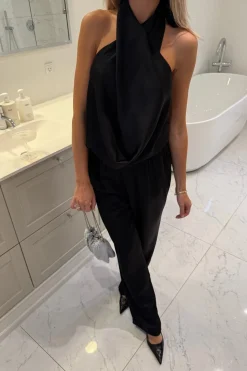 New BYIC Hollyic Wrap Top A2553 Black
