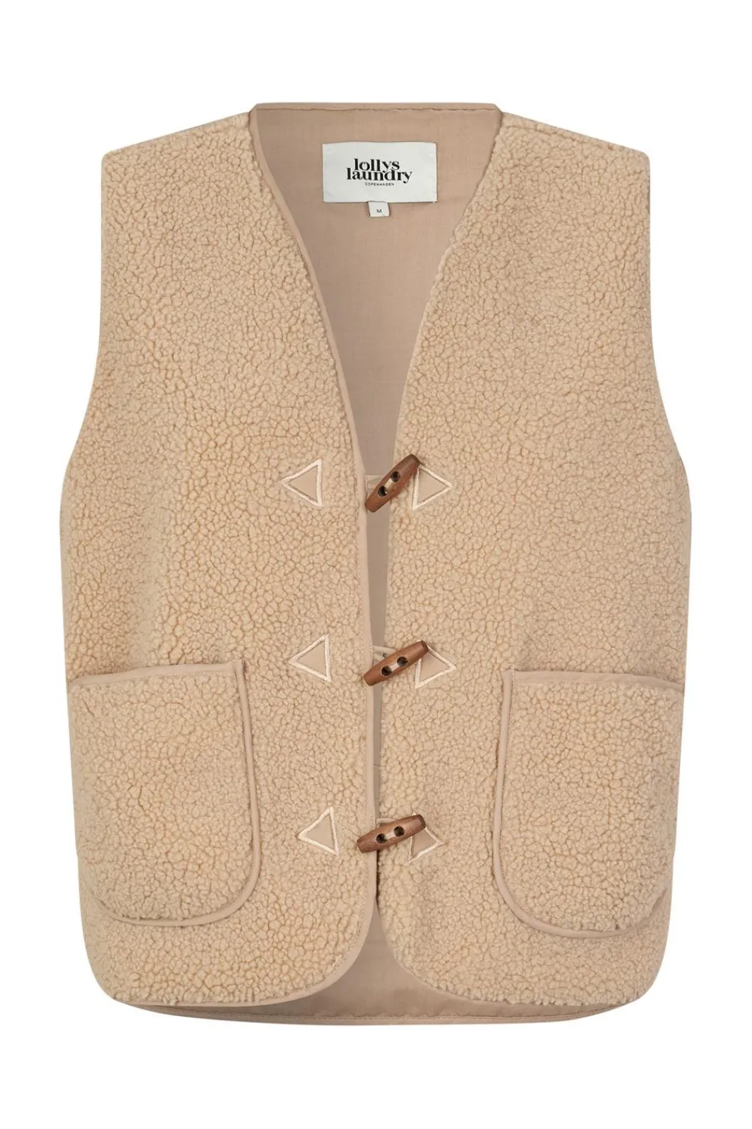 New Lollys Laundry Hugoll Vest Sl90019-1014 08 Beige