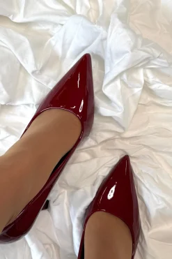 New Bloom Hyacintha Stiletto Burgundy