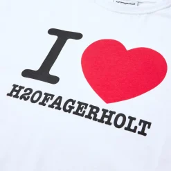 Clearance H2O Fagerholt I Love Tee 1006 Off White