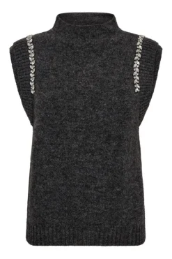 Online Copenhagen Muse Ibra-waistcoat 206832 1050 Dark Grey Melange