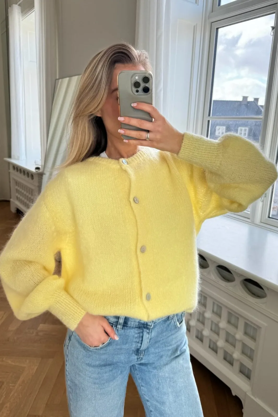 BYIC Idaic Cardigan yellow Yellow