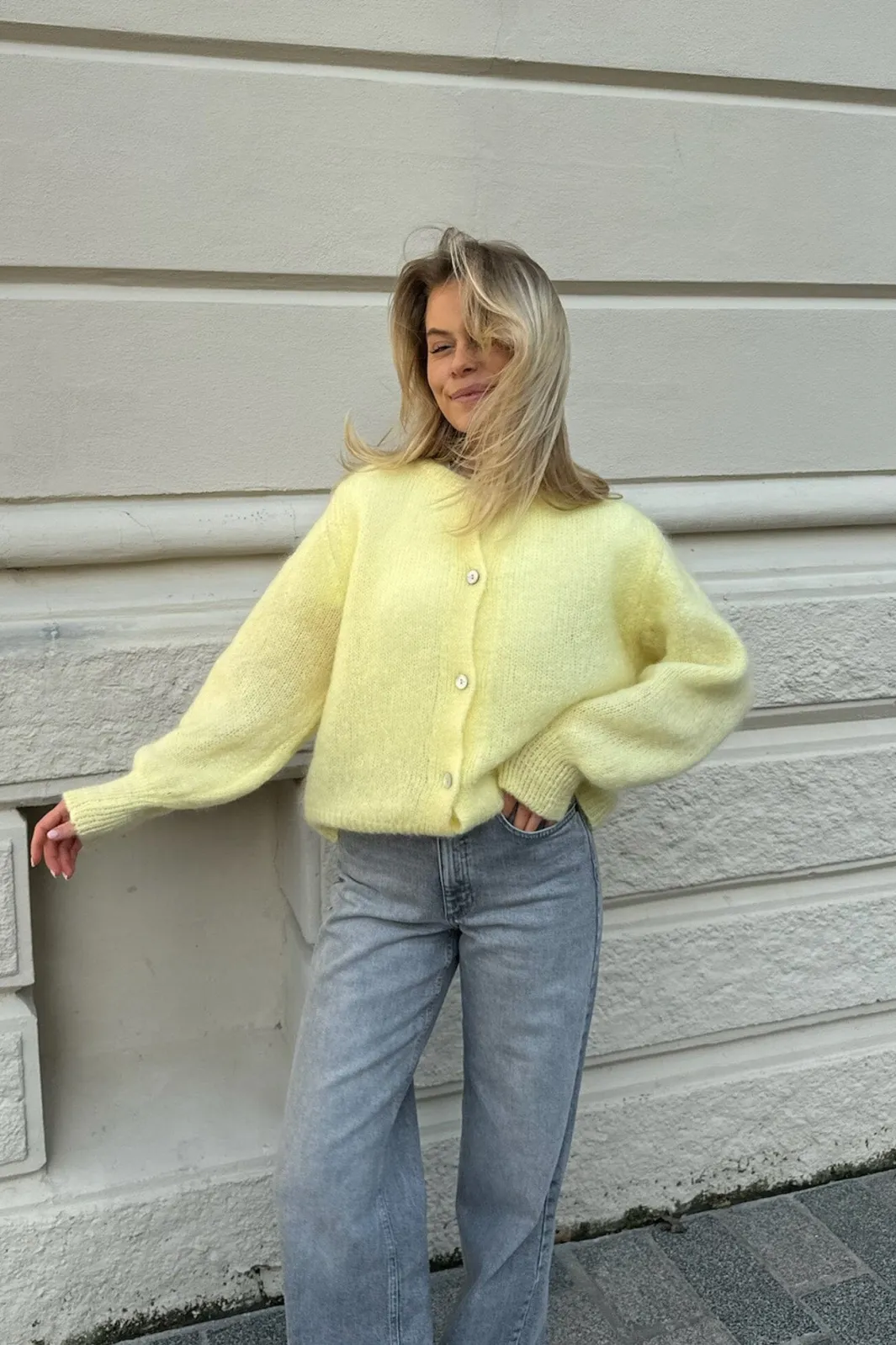 BYIC Idaic Cardigan yellow Yellow