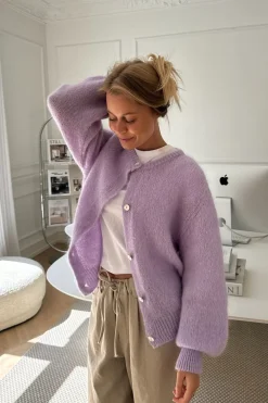 Discount BYIC Idaic Cardigan lp Light Purple
