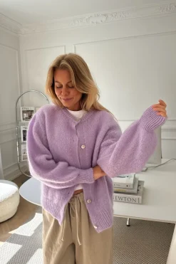 Discount BYIC Idaic Cardigan lp Light Purple
