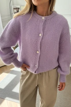 Discount BYIC Idaic Cardigan lp Light Purple