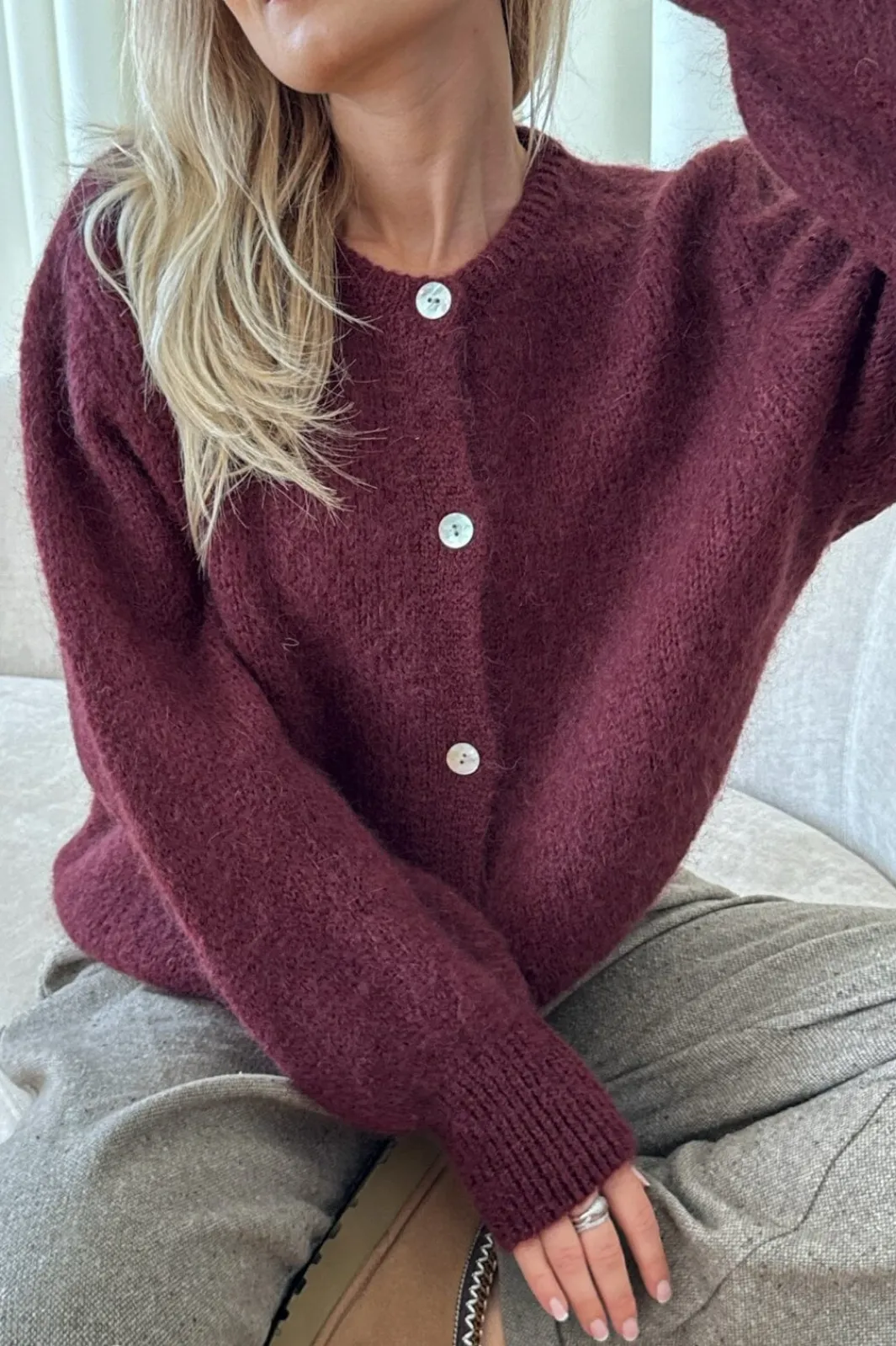 Clearance BYIC Idaic Cardigan bordeaux Bordeaux