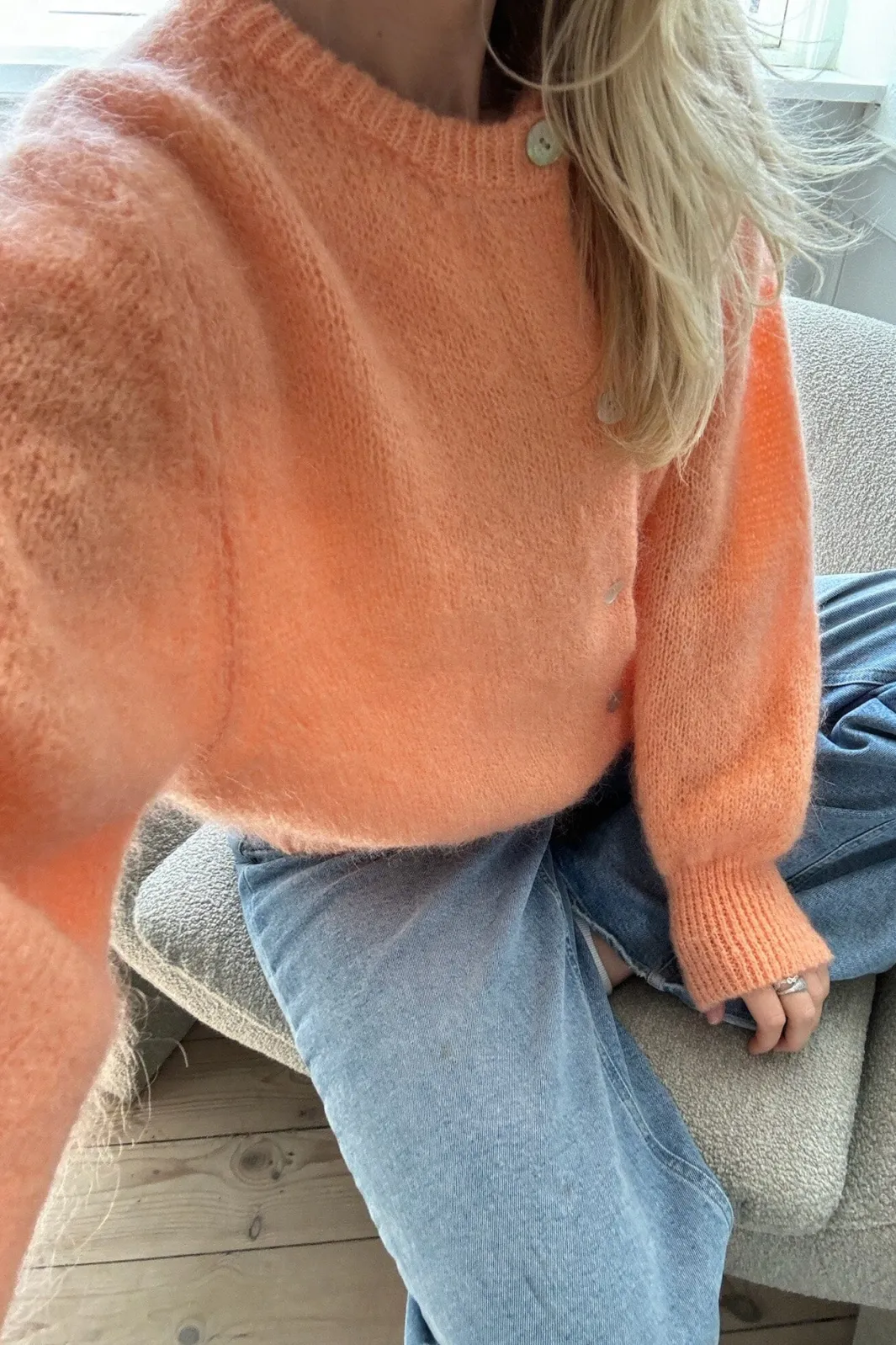 New BYIC Idaic Cardigan orange Orange