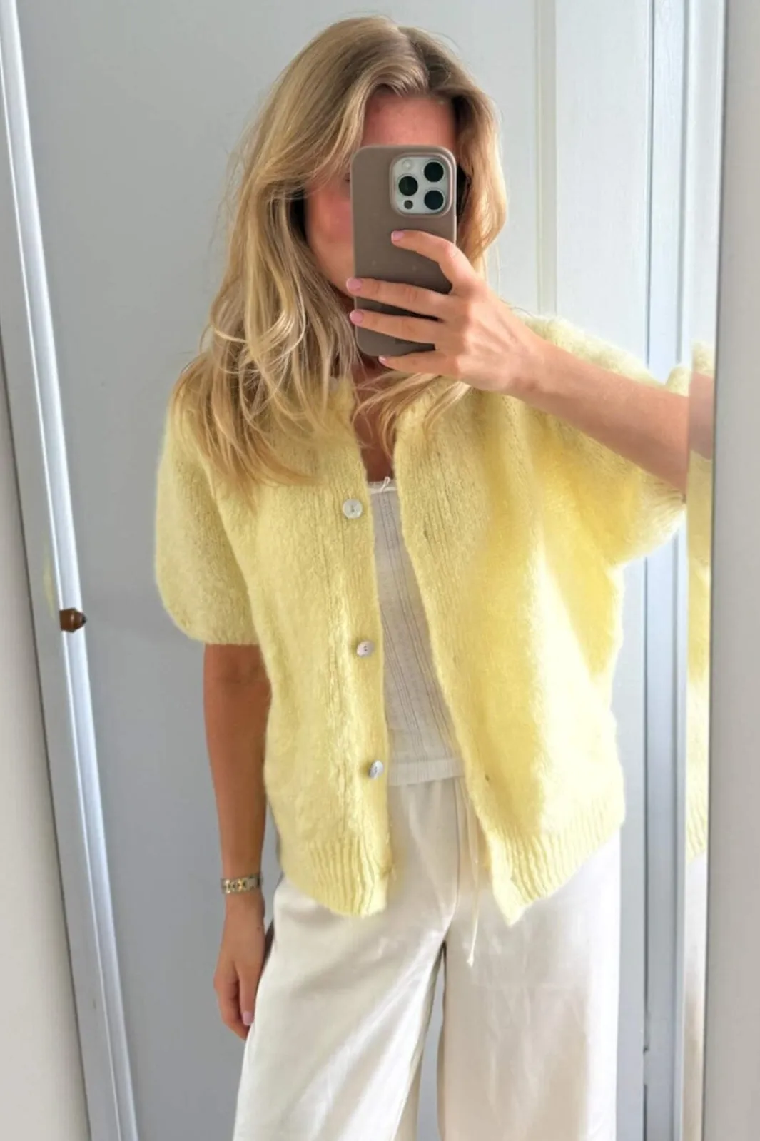 Clearance BYIC Idaic Ss Cardigan 5265 Yellow