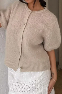 Sale BYIC Idaic Ss Cardigan 5265 Beige