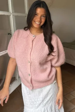 New BYIC Idaic Ss Cardigan 5265 Light Pink