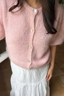 New BYIC Idaic Ss Cardigan 5265 Light Pink
