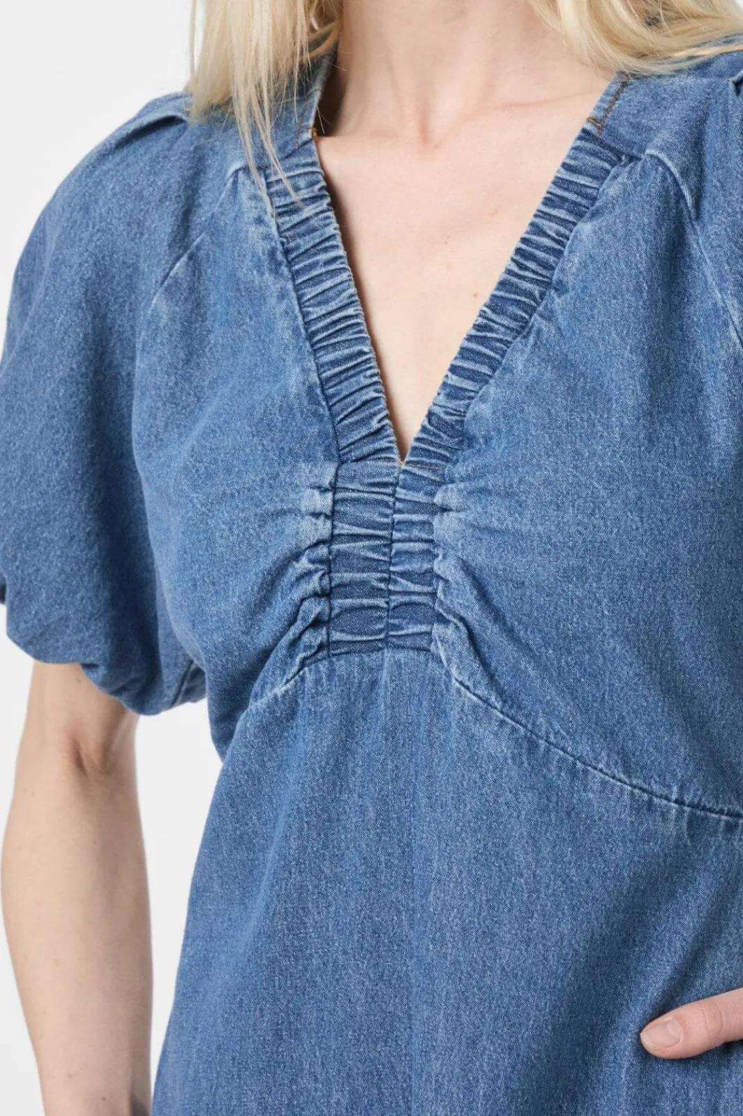 New Neo Noir Illana Denim Dress 165931 140