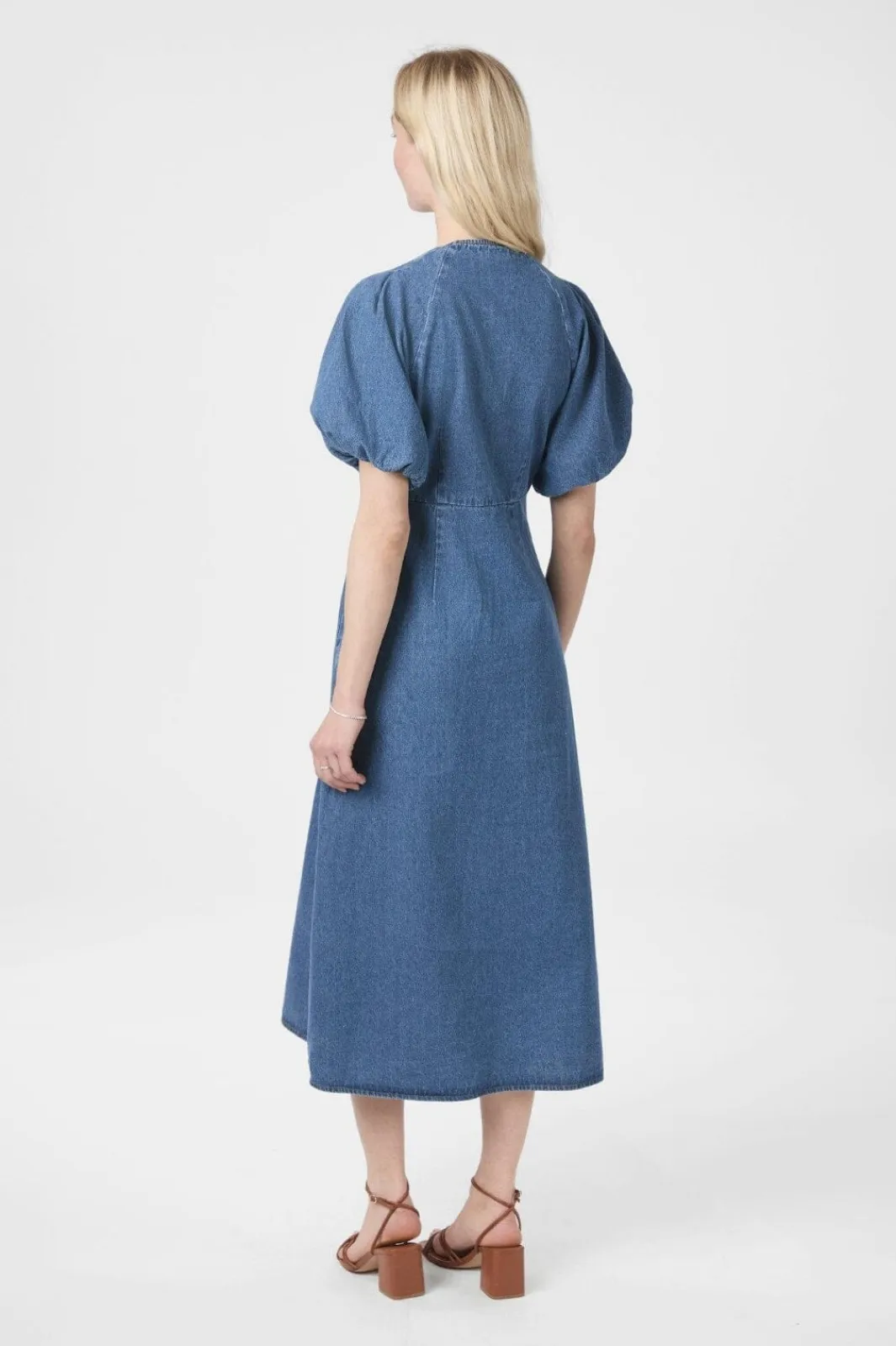 New Neo Noir Illana Denim Dress 165931 140