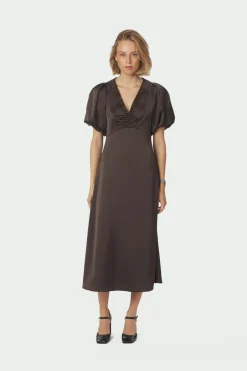 Discount Neo Noir Illana Heavy Sateen Dress 162521 676
