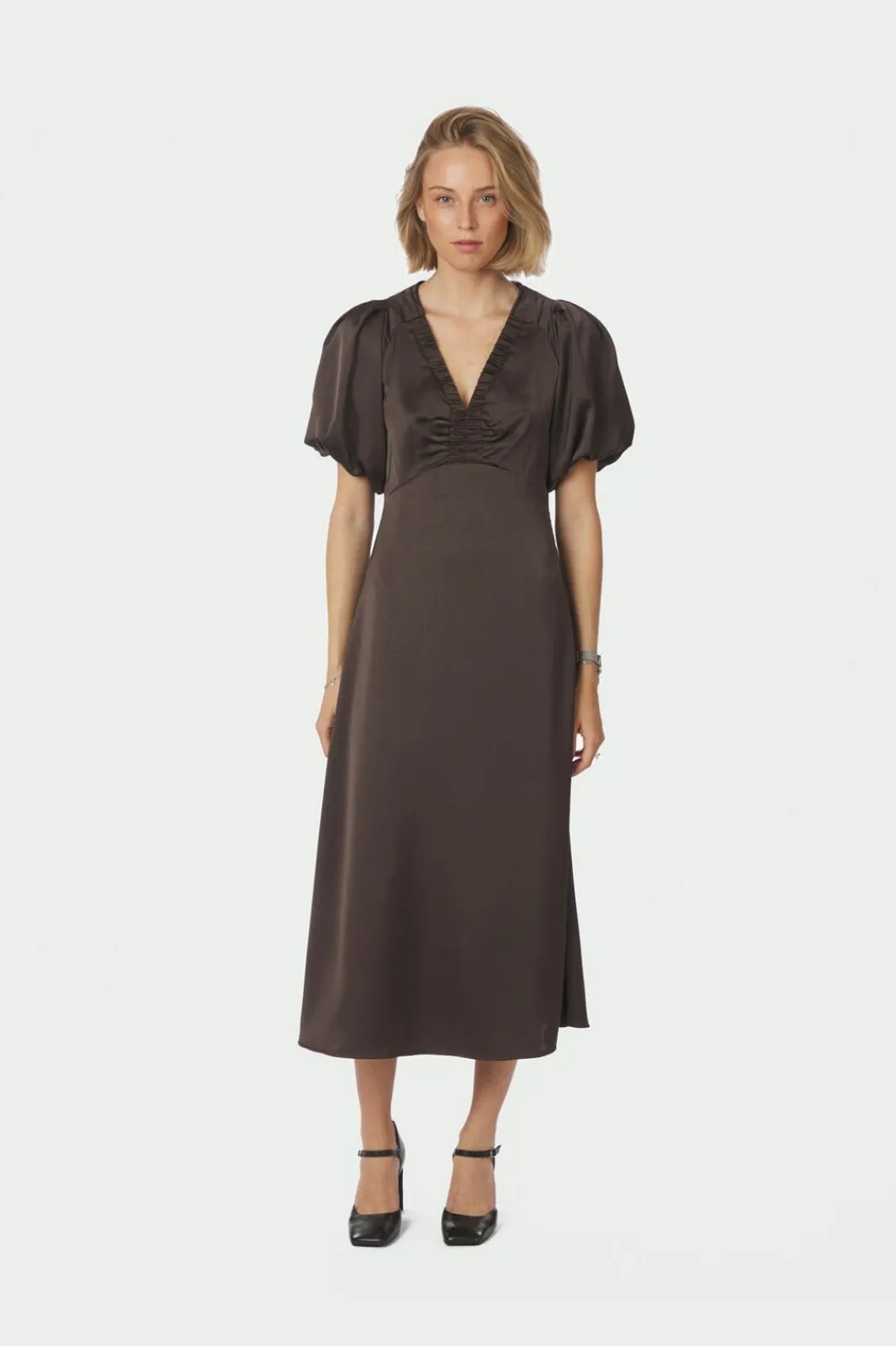 Discount Neo Noir Illana Heavy Sateen Dress 162521 676