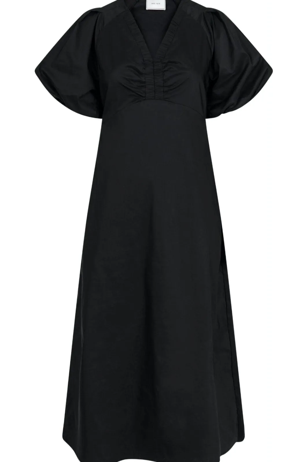 New Neo Noir Illana Poplin Dress Black