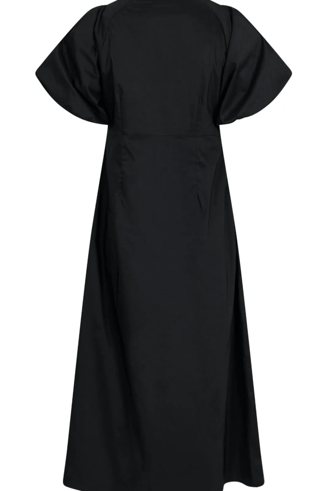 New Neo Noir Illana Poplin Dress Black