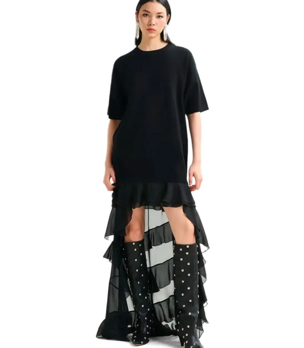 Essentiel Antwerp Imaille Knitted Dressimaille Black