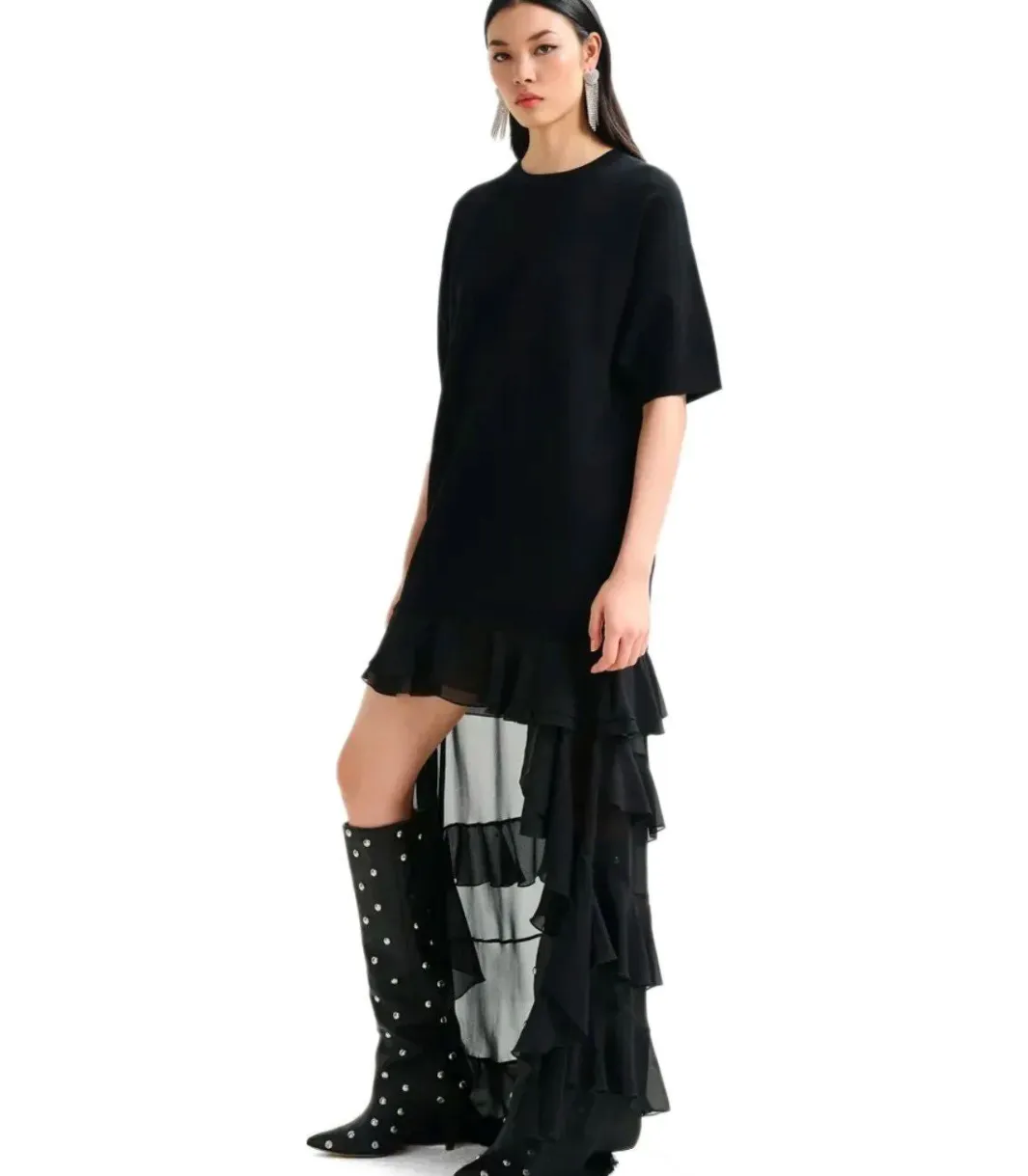 Essentiel Antwerp Imaille Knitted Dressimaille Black