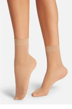 New Wolford Individual 10 Socks Gobi