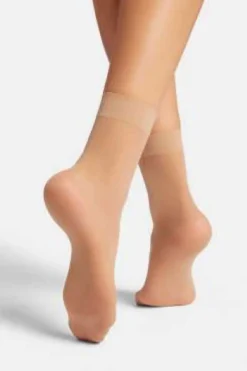 New Wolford Individual 10 Socks Gobi