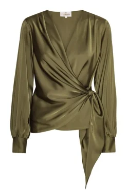 Sale Karmamia Ines Blouse Semi Rich Olive