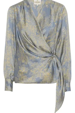 Hot Karmamia Ines Blouse Sky Forest